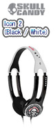 Skullcandy(�X�J���L�����f�B) / Icon 2 (Black / White)