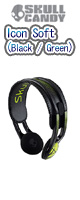Skullcandy(�X�J���L�����f�B) / Icon Soft (Black / Green)