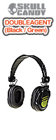 Skullcandy(�X�J���L�����f�B) / DOUBLE AGENT (Black / Green)