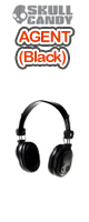 Skullcandy(�X�J���L�����f�B) / AGENT (Black)
