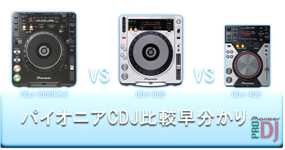 CDJ-400×800×1000MK3 比較早分かり激安通販 | ミュージックハウスフレンズ