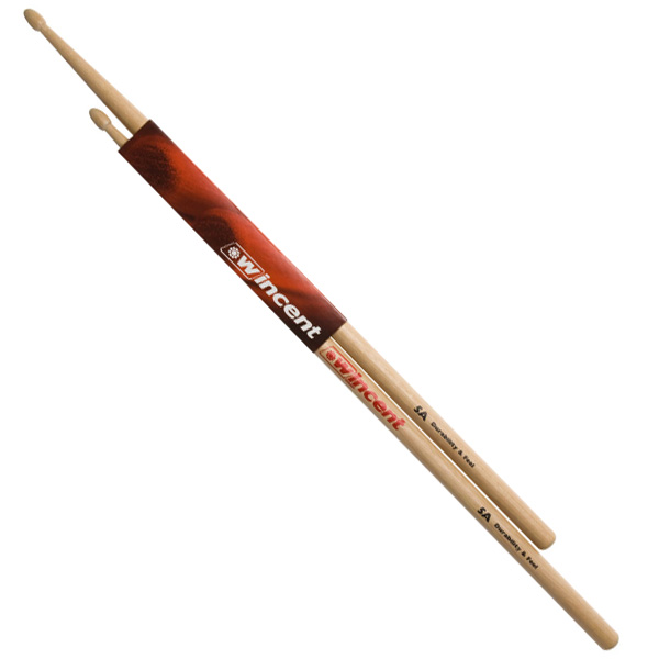 Wincent(ウィンセント) / W-5A (5A Hickory) - ヒッコリー・ドラムスティック - 【1ペア】