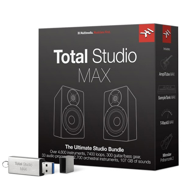 IK Multimedia(アイケーマルチメディア) /　TOTAL STUDIO MAX - スタジオ・バンドル -