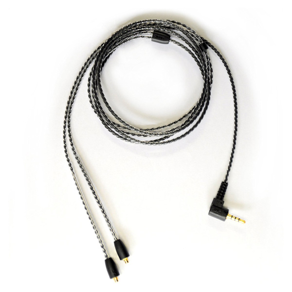 NOBUNAGA LABS(ノブナガ・ラボ) / BL-AKX1 BK 【2.5mm4極バランス対応 / MMCX】 フラットリケーブル ブラック