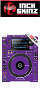 12inch SKINZ / Pioneer CDJ-2000NXS2 Skinz (Purple) ペア 【CDJ-2000NXS2用スキン】