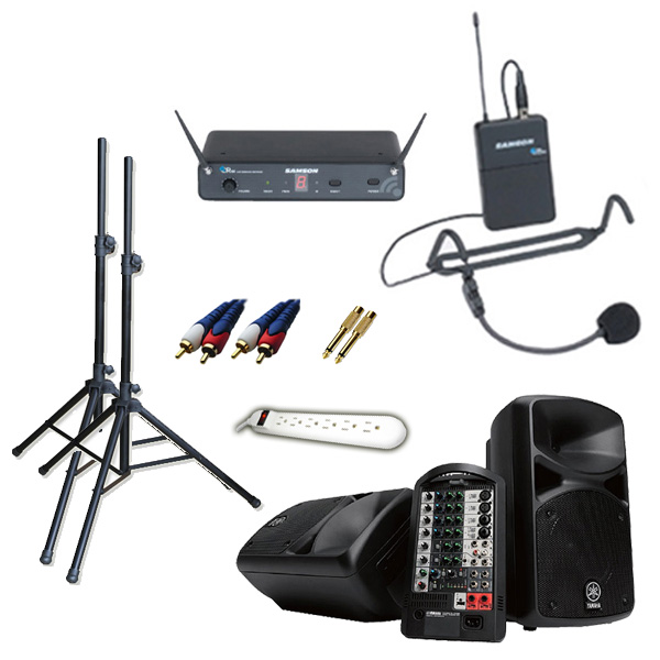 【ワイヤレスヘッドセット_Aセット】 STAGEPAS 600i / Concert 88 Headset 《講演 ・イベントに最適》 2大特典セット