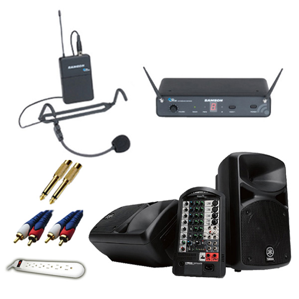 【ワイヤレスヘッドセット_Bセット】 STAGEPAS 600i / Concert 88 Headset 《講演 ・イベントに最適》 1大特典セット