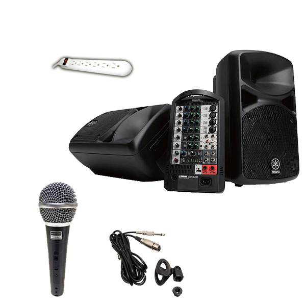 【マイク1本シンプル_Bセット】 STAGEPAS 600i / PGM-58s 《講演 ・イベントに最適》 1大特典セット