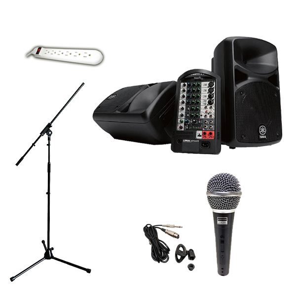 【マイク1本マイクスタンドセット】 STAGEPAS 600i / PGM-58s 《講演 ・イベントに最適》 2大特典セット