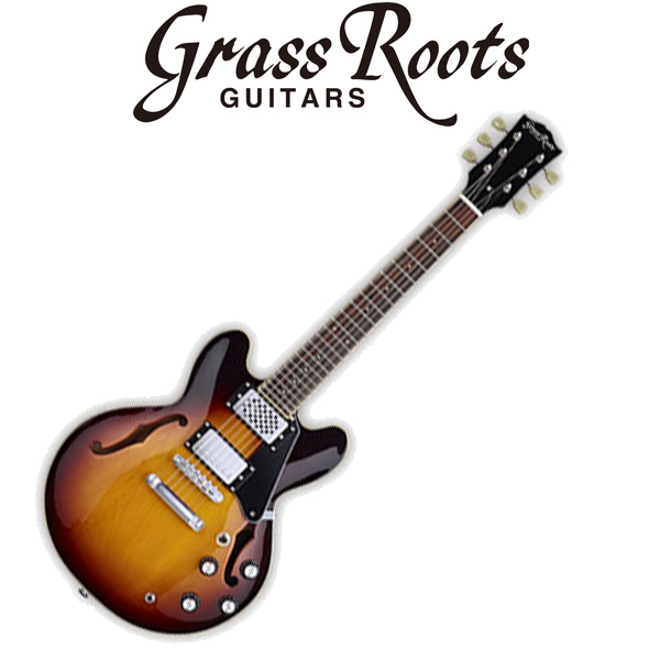 GrassRoots(グラスルーツ) / G-SA-MINI Mini Guitar Series ( Tabacco Sunburst )  - エレキギター -