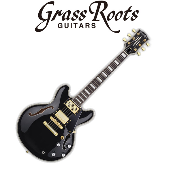 GrassRoots(グラスルーツ) / G-SAC-MINI Mini Guitar Series ( Black )  - エレキギター -
