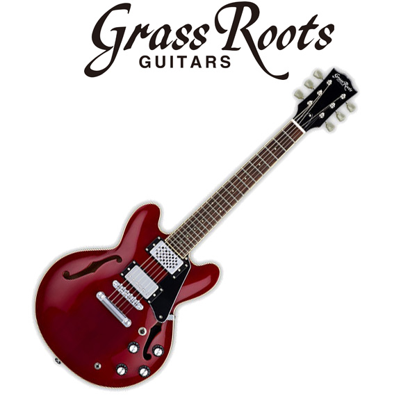 GrassRoots(グラスルーツ) / G-SA-MINI/2H Mini Guitar Series ( Cherry )  - エレキギター -