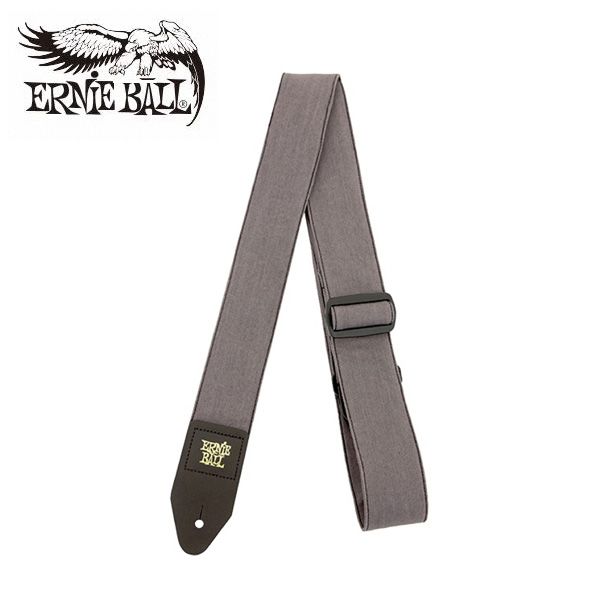 ErnieBall(アーニーボール) / Grey Denim Strap #4057 - ストラップ -