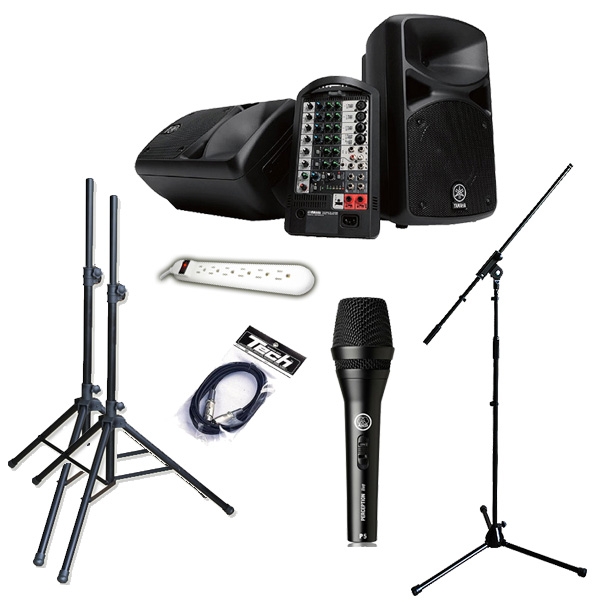 【マイク1本シンプル_Aセット】 STAGEPAS 600i /P5 S 《講演 ・イベントに最適》 3大特典セット