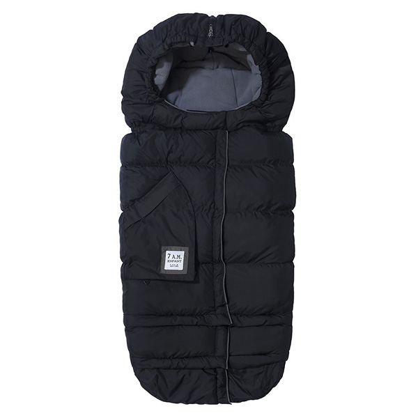 7 A.M. ENFANT(セブンエイエムアンファン) / Blanket 212 Evolution (Black) - 赤ちゃん用フットマフ -