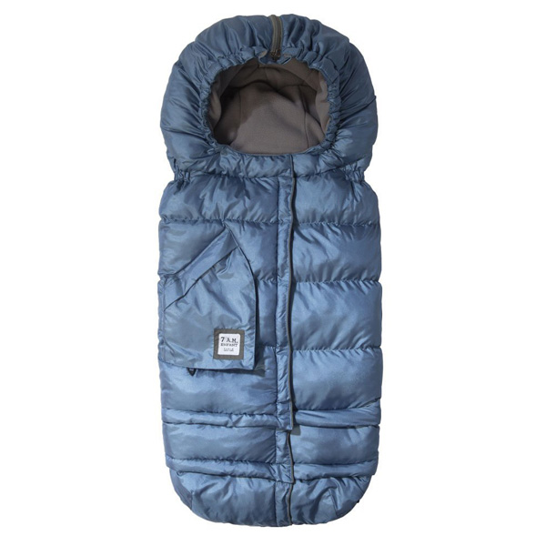 7 A.M. ENFANT(セブンエイエムアンファン) / Blanket 212 Evolution (Metallic Steel Blue) - 赤ちゃん用フットマフ -