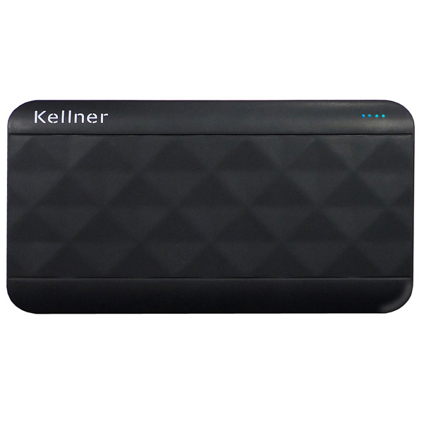 Kellner(ケルナー) / 8000mAh モバイルバッテリー ブラック 【スマートフォンを３回フル充電できる大容量モバイルバッテリー】