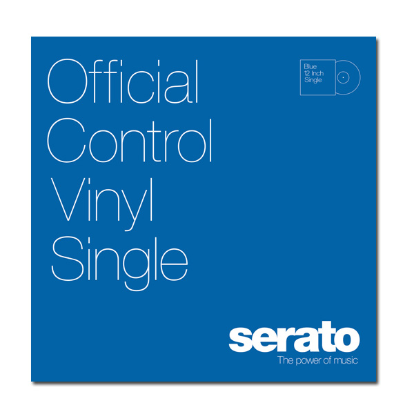 12” Serato Performance Series Control Vinyl Single [BLUE] [LP]【セラートコントロールトーン収録 SERATO SCRATCH LIVE, SERATO DJ】