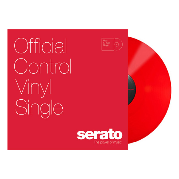 12” Serato Performance Series Control Vinyl Single [RED] [LP]【セラートコントロールトーン収録 SERATO SCRATCH LIVE, SERATO DJ】