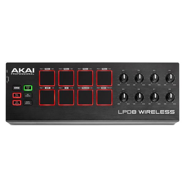 Akai(アカイ) / LPD8 Wireless - MIDIパッドコントローラー -　 【エディタソフト付属】