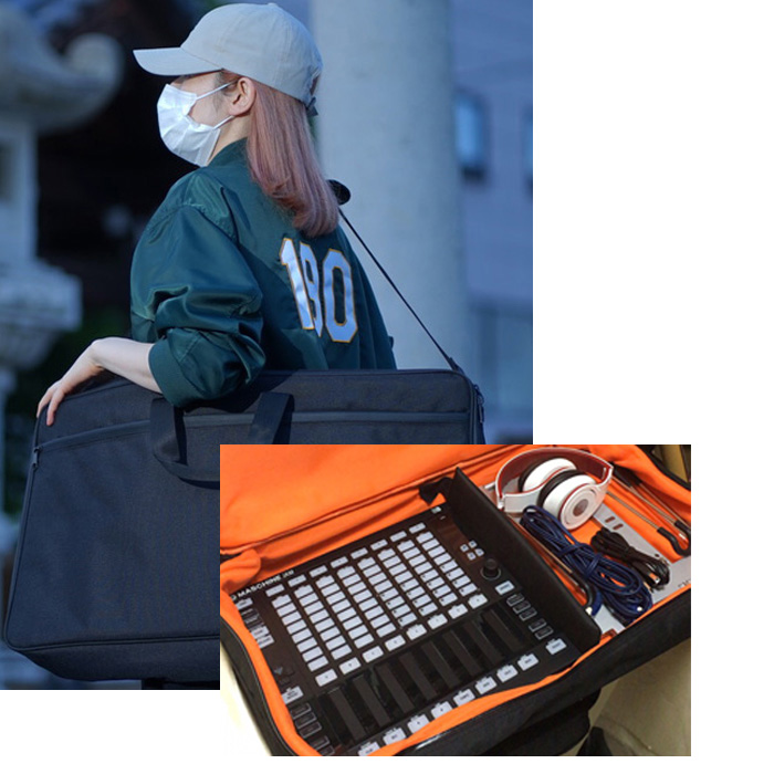 Euro Style(ユーロスタイル) / Native Instruments(ネイティブインストゥルメンツ) / MASCHINE JAM用 ケース 撥水生地・防水ファスナー仕様・米軍スペック生地 ■限定特別価格■
