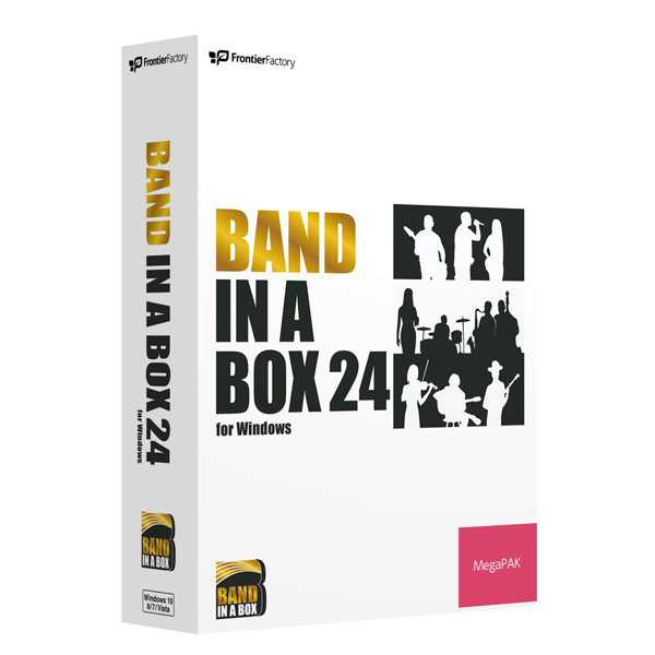 E-frontier(イーフロンティア) / Band-in-a-Box 24 for Windows MegaPAK  - 自動作曲/伴奏作成アプリ -