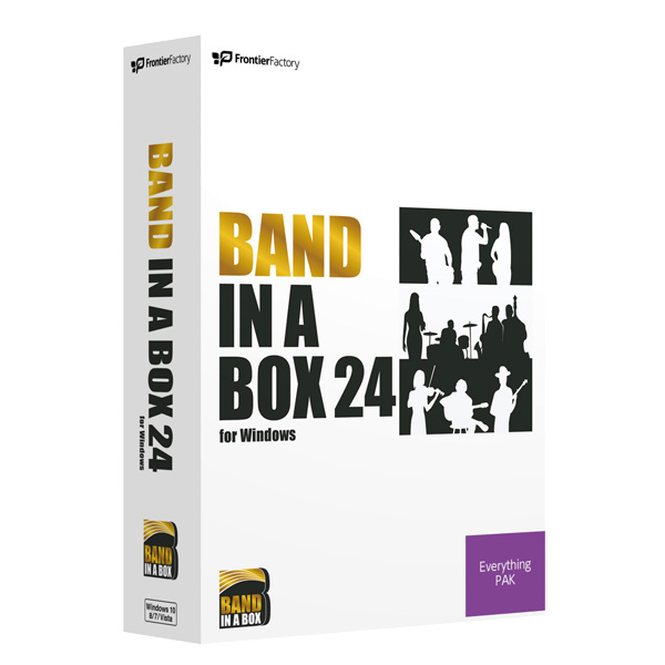 E-frontier(イーフロンティア) / Band-in-a-Box 24 for Windows EverythingPAKK  - 自動作曲/伴奏作成アプリ -