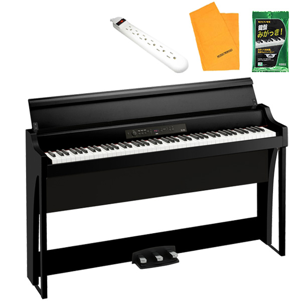 Korg(コルグ) / G1 Air BK (ブラック) - 88鍵盤 デジタルピアノ / 電子ピアノ - 【専用スタンド、3本ペダル、ヘッドホン付属】