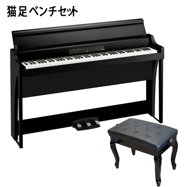 Korg(コルグ) / G1 Air BK (ブラック) 【猫足ベンチセット】 - 88鍵盤 デジタルピアノ / 電子ピアノ -