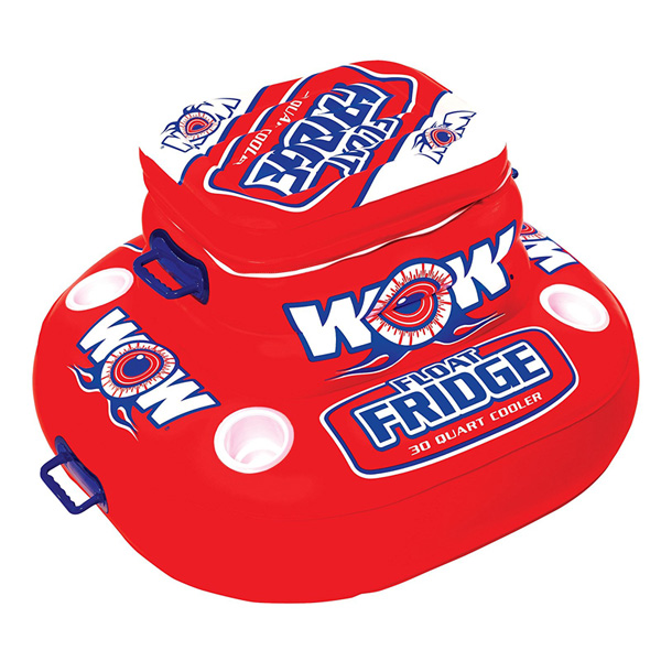 WOW Watersports / Float Fridge (Inflatable Cooler, 30 Quart Capacity, Holds 30 Cans) - クーラーボックス 浮き輪 -