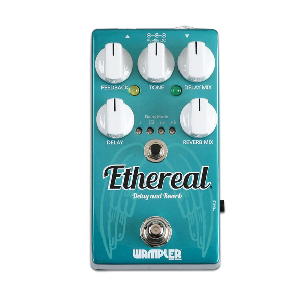 Wampler Pedals(ワンプラーペダル) / Ethereal - リバーブ / ディレイ - 《ギターエフェクター》 ■限定セット内容■ 【 パッチケーブル(PLL-15) 】