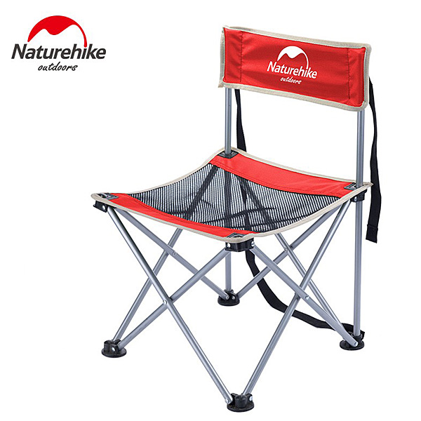 Naturehike / 超軽量 折り畳み椅子 (RED） - 屋外用コンパクトチェア -