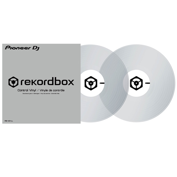 【旧パッケージ処分価格】 Pioneer DJ(パイオニア) / RB-VD1-CL (クリアグレイ) 【2枚入り】 rekordbox dvs専用 コントロールバイナル
