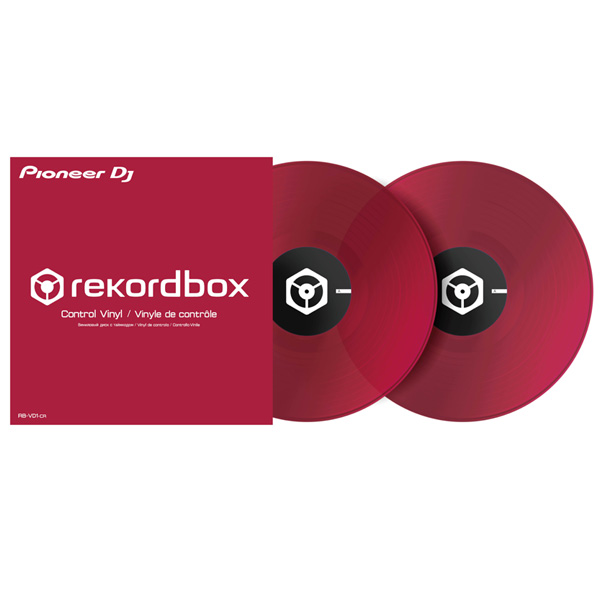 【旧パッケージ処分価格】 Pioneer DJ(パイオニア) / RB-VD1-CR （クリアレッド) 【2枚入り】 rekordbox dvs専用 コントロールバイナル