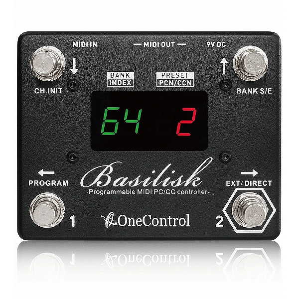 One Control(ワンコントロール) / Basilisk - MIDIコントローラー -《ギター/ベースエフェクター》