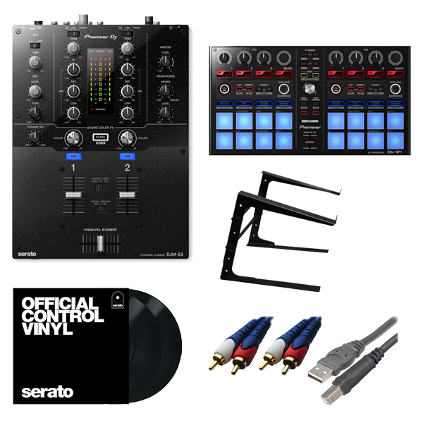 Pioneer(パイオニア) / DJM-S3 & DDJ-SP1 & Seratoコントロールバイナルセット