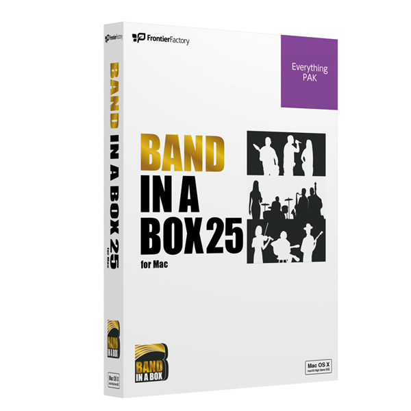 E-frontier(イーフロンティア) / Band-in-a-Box 25 for Mac EverythingPAK - 自動作曲 / 伴奏作成ソフト - 1大特典セット