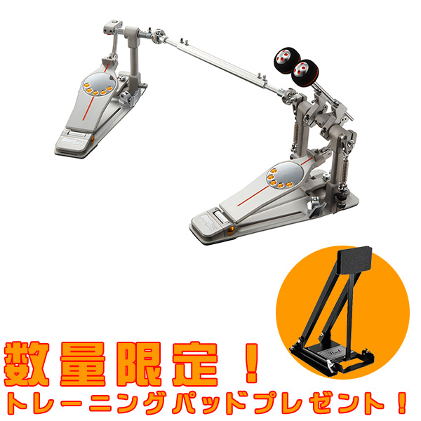 【数量限定/トレーニングパッド付き！】Pearl(パール) / P-3002D Eliminator Demon Drive Double Pedal ツインペダル