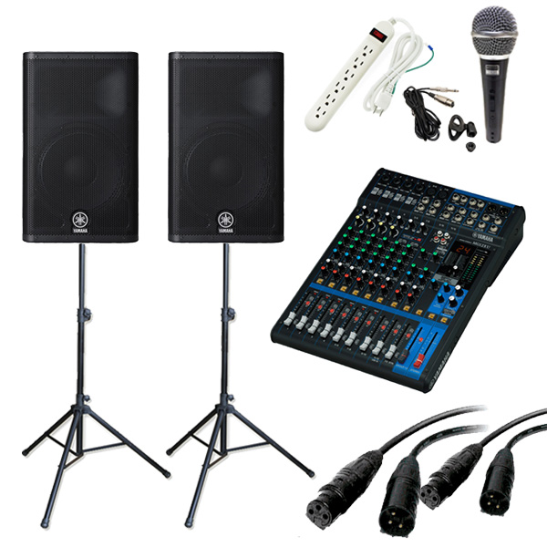 YAMAHA(ヤマハ) DXR12 超お得ライブPAセット 【 DXR12 、 MG12XU 】 7大特典セット