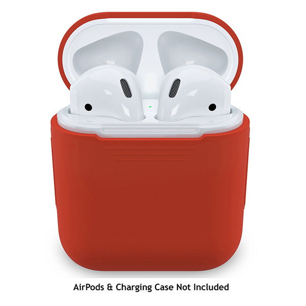 EarBuddyz / PodSkinz (Lava Red) AirPodsケース用 シリコンカバー
