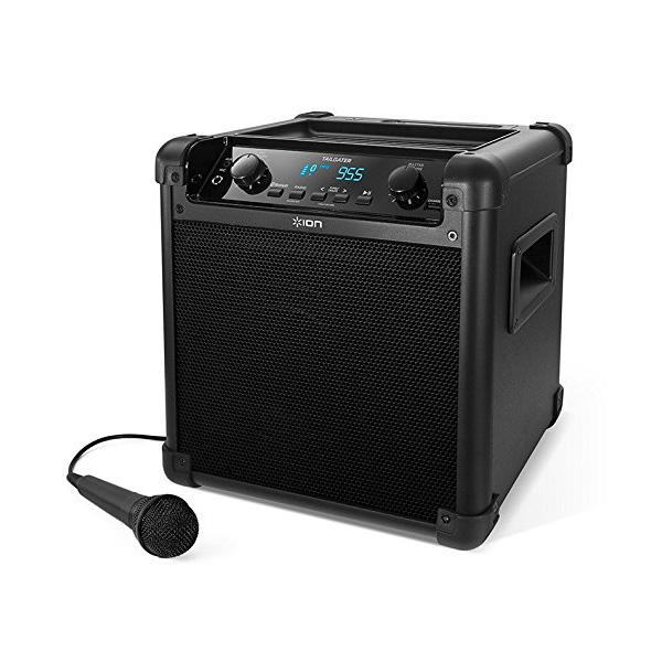 Ion(アイオン) / Tailgater 【マイク付属】 - Bluetooth対応 充電池内蔵のポータブルなサウンドシステム - 1大特典セット