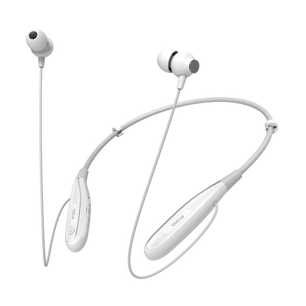 QCY / QY25 (WHITE) - スポーツ向け ネックバンド式ワイヤレスイヤホン - 1大特典セット