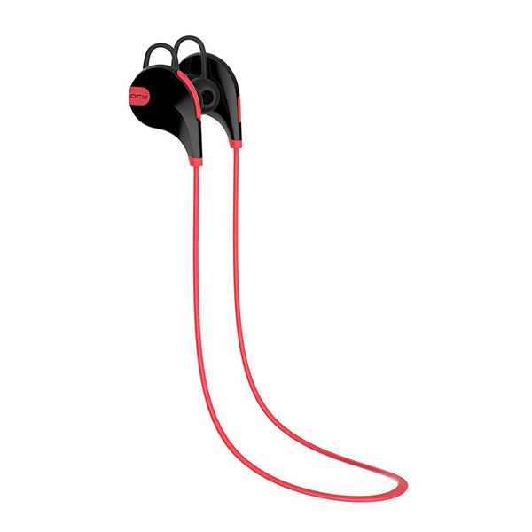 QCY / QY7 (RED) - スポーツ用 Bluetooth対応 ワイヤレスイヤホン - 1大特典セット