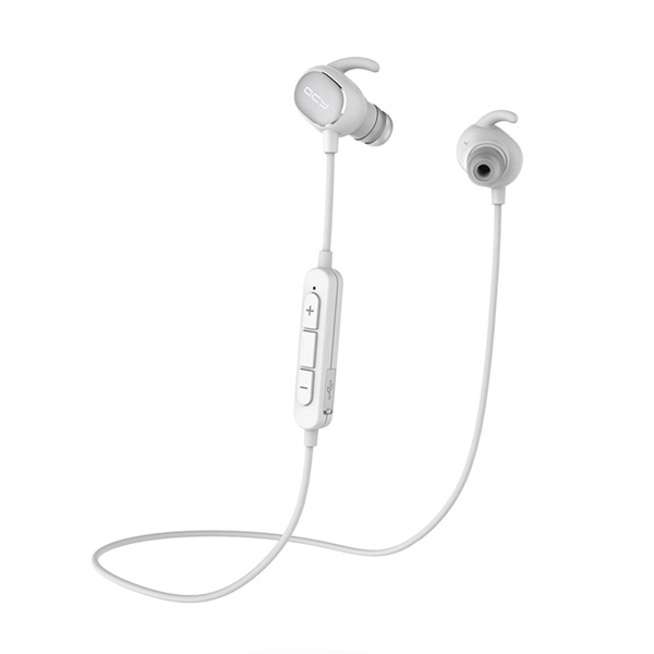 QCY / QY19 (WHITE) - スポーツ用 Bluetooth対応 ワイヤレスイヤホン - 1大特典セット