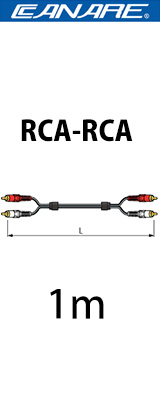 Canare(ʥ) / 2RCS01 (1m) -  AV RCA - RCA -