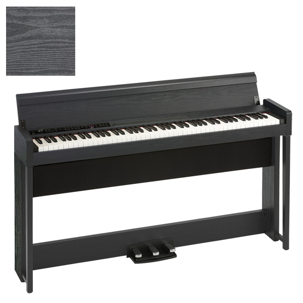 Korg(コルグ) / C1 AIR WBK （ウッデン・ブラック） - 88鍵盤 デジタルピアノ / 電子ピアノ - 【専用スタンド、3本ペダル、ヘッドホン付属】