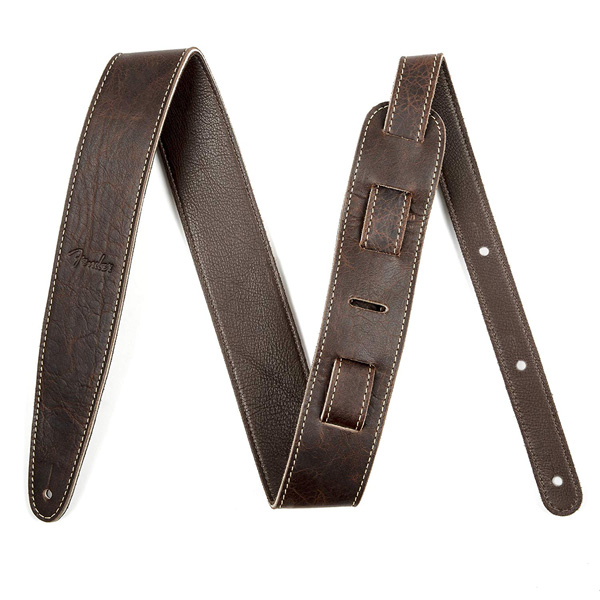 FENDER(フェンダー) / ARTISAN CRAFTED LEATHER STRAPS - 2” (Brown) - ギターストラップ -