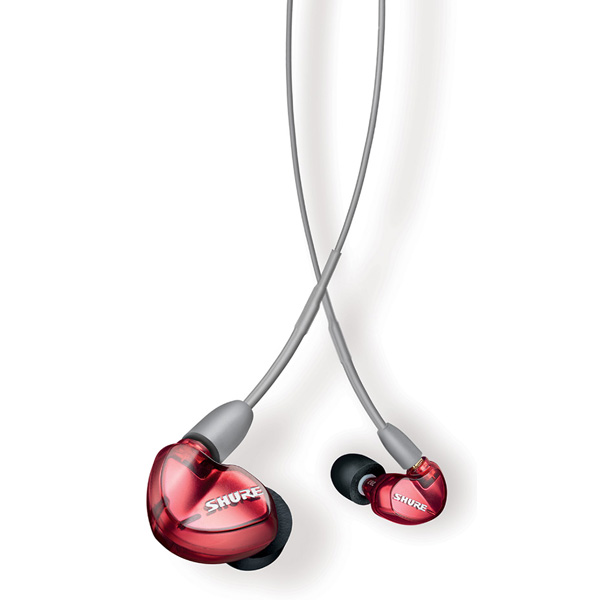 Shure(シュアー) / SE535LTD-A レッド - バランスド・アーマチュア型イヤホン - 1大特典セット