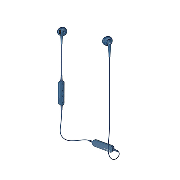 audio-technica(オーディオテクニカ) / ATH-C200BT BL ブルー - セミオープン型 ワイヤレスイヤホン -