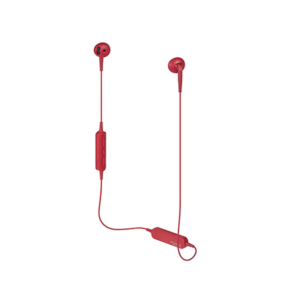 audio-technica(オーディオテクニカ) / ATH-C200BT RD レッド - セミオープン型 ワイヤレスイヤホン -